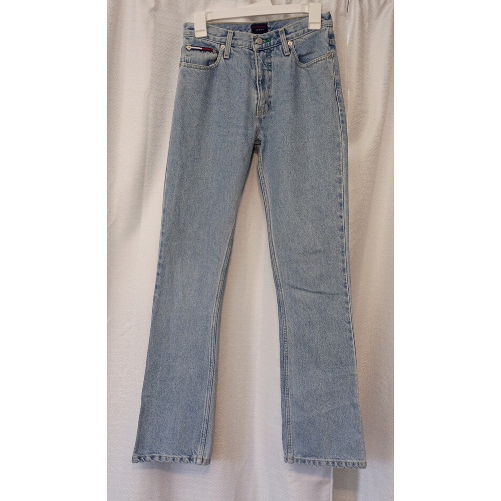 Vintage Tommy Hilfiger Mom Bootleg Jeans Womens Sz 3/32 Lt Wash‎ Denim 90s Y2K